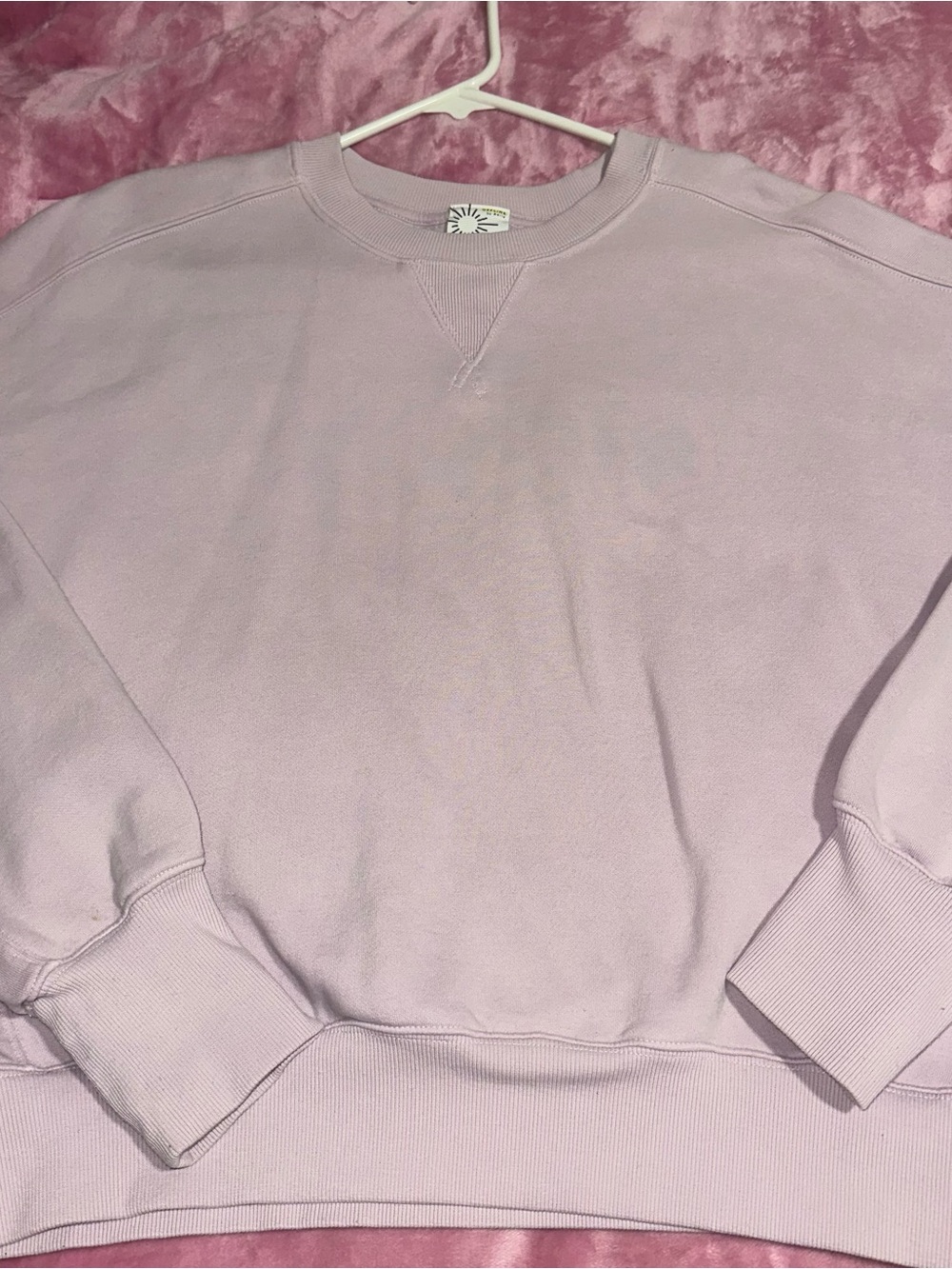 Light Pink Crewneck Sweatshirt - Unbranded Men's Sweater